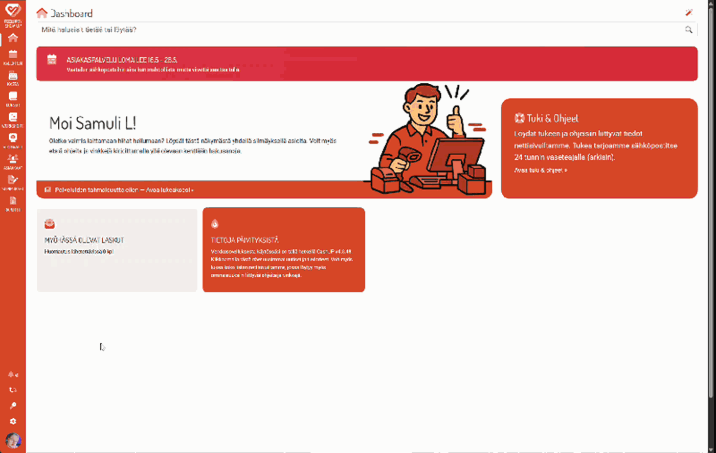 Maksutapa- ja laskutusasetukset