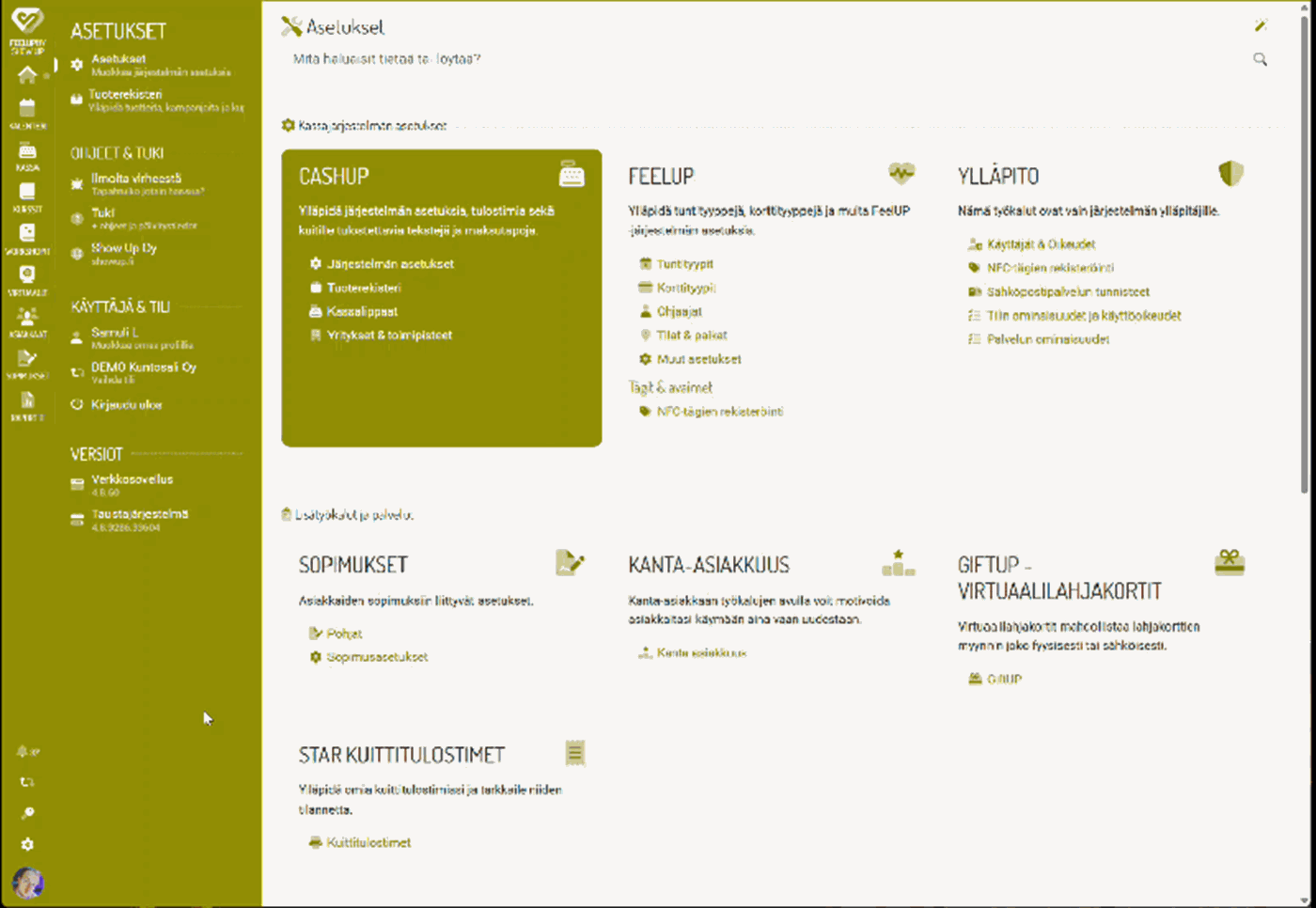 Kuittitulostinten hallinta